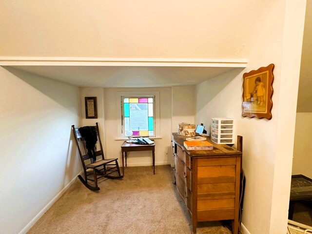 618 W Chestnut St, Denison, TX 75020 - sitting room with light colored carpet and baseboards