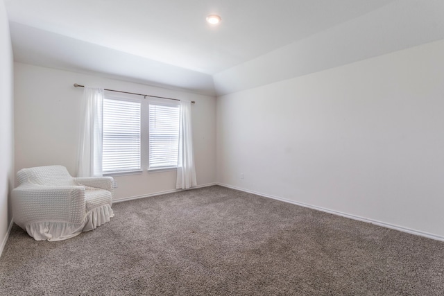 6514 Whitecap Dr, Princeton, TX 75407 - unfurnished room with carpet floors, baseboards, and lofted ceiling