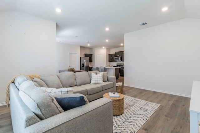 6514 Whitecap Dr, Princeton, TX 75407 - living room with light wood finished floors, recessed lighting, and baseboards