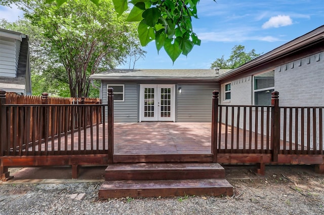 3524 Bahamas Dr, Mesquite, TX 75150 - wooden deck featuring french doors