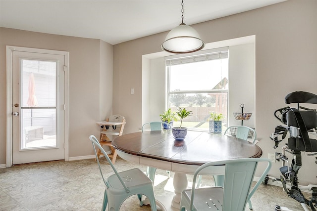 412 Hanover St, Burleson, TX 76028 - dining area featuring baseboards