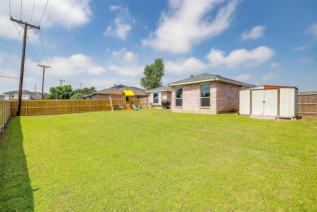 412 Hanover St, Burleson, TX 76028 - view of yard featuring a playground