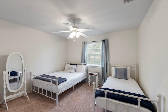 431 Jib Dr, Gun Barrel City, TX 75156 - carpeted bedroom with ceiling fan