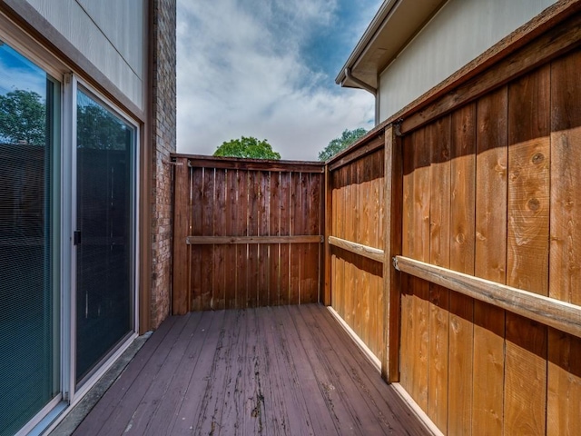 46 Morrow Dr, Bedford, TX 76021 - view of wooden deck