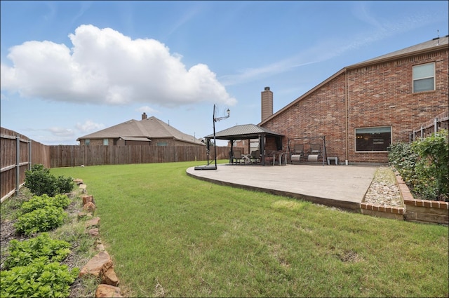 31 Oakridge Ln, Edgecliff Village, TX 76134 - view of yard with a gazebo and a patio area