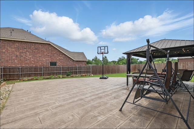 31 Oakridge Ln, Edgecliff Village, TX 76134 - fenced backyard featuring a gazebo and a deck