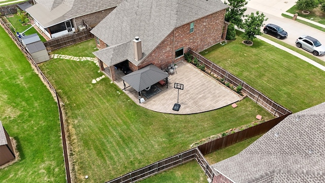 31 Oakridge Ln, Edgecliff Village, TX 76134 - view from above of property