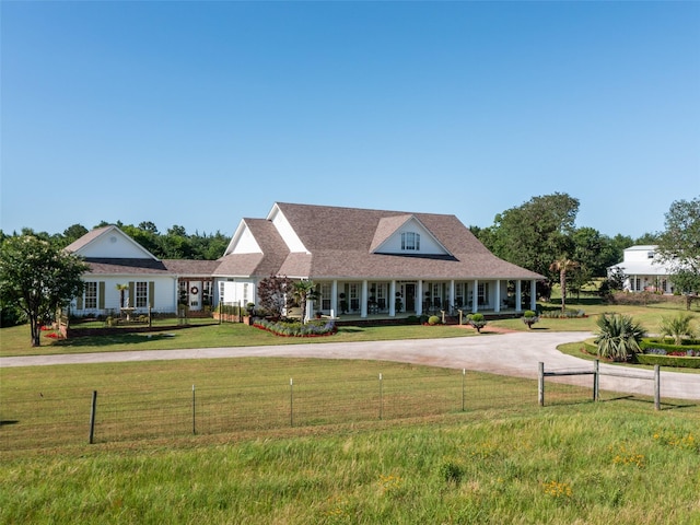 12090 W Fm 346, Bullard, TX 75757 - view of front facade with curved driveway and covered porch