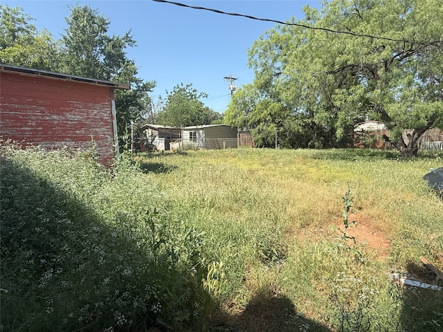 2458 N Mockingbird Ln, Abilene, TX 79603 - view of yard
