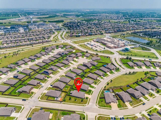 324 Jefferson Ln, Fate, TX 75189 - aerial perspective of suburban area with a large body of water