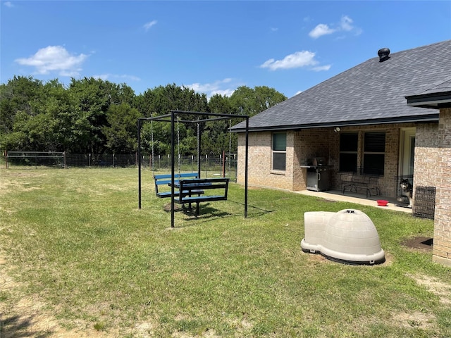 108 Ronnie Ln, Weatherford, TX 76088 - view of yard featuring a patio area