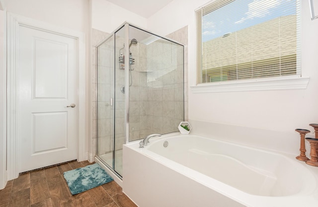 3021 Cobalt Dr, Aubrey, TX 76227 - full bathroom with a bath and a shower stall