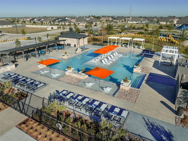 7545 Wild Mint Trl, Midlothian, TX 76084 - aerial view of residential area