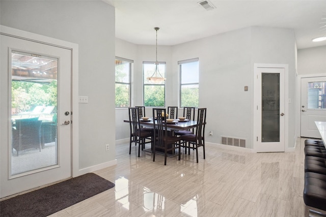 1302 Kelly Green Ct, Keller, TX 76248 - dining space featuring plenty of natural light and baseboards