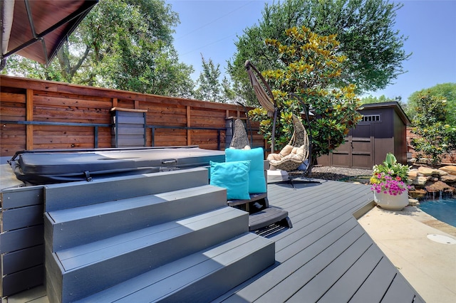 1302 Kelly Green Ct, Keller, TX 76248 - wooden deck featuring a covered hot tub