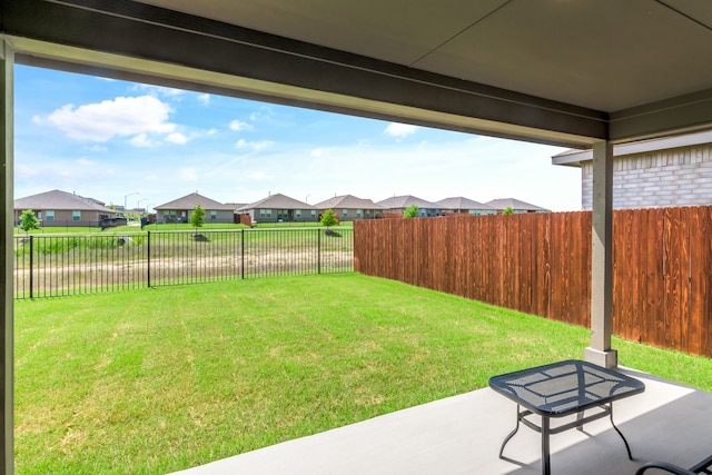 16637 Friesland Ln, Justin, TX 76247 - view of yard featuring a residential view and a patio