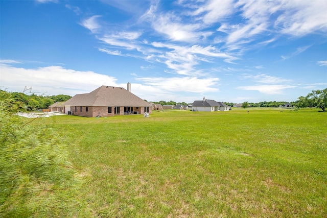 4017 Crick Ct, Weatherford, TX 76087 - view of green lawn featuring an attached garage