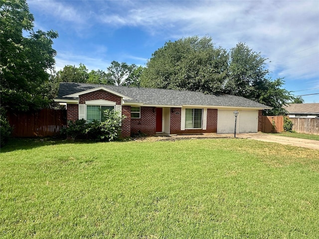 1602 England Rd, Arlington, TX 76013 - single story home with driveway, brick siding, and a garage