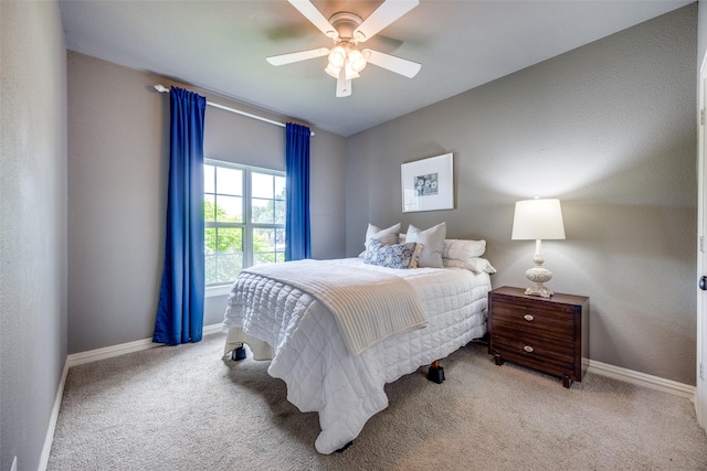 3331 Preston Club Dr, Sherman, TX 75092 - carpeted bedroom featuring baseboards and ceiling fan