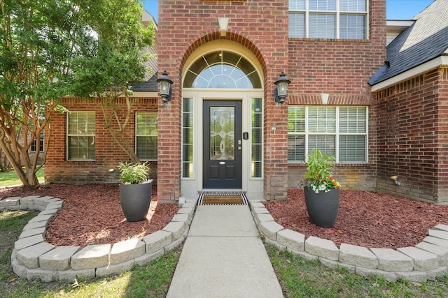 210 Sendero Dr, Waxahachie, TX 75165 - property entrance featuring brick siding