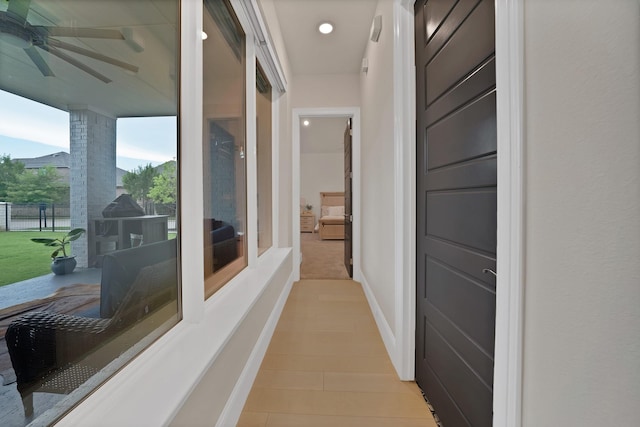 1306 Blue Lake Blvd, Arlington, TX 76005 - hallway featuring light tile patterned floors