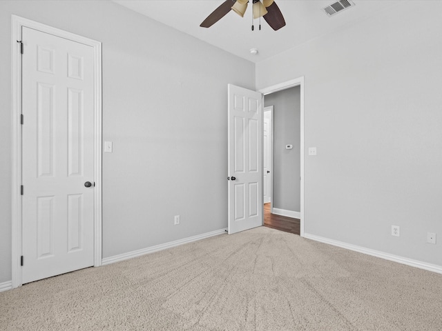 1105 Crown Valley Dr, Weatherford, TX 76087 - unfurnished bedroom with baseboards, carpet, and ceiling fan