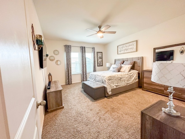3225 Conley Ct, Mesquite, TX 75126 - carpeted bedroom featuring ceiling fan and baseboards