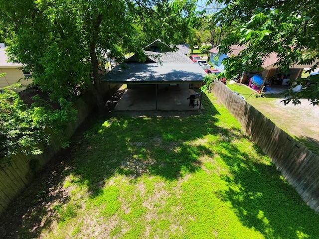 314 Dunn St, Waxahachie, TX 75165 - view of yard featuring a patio