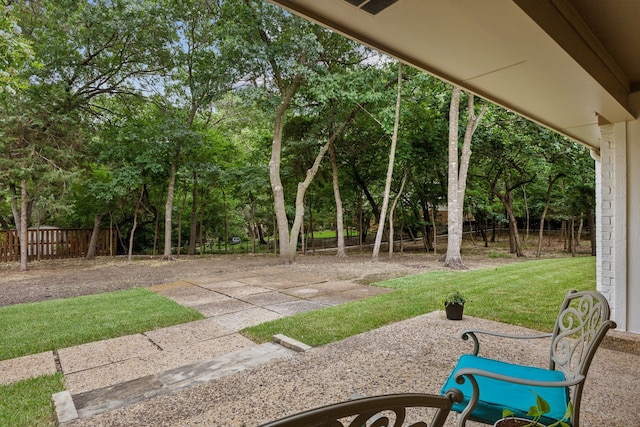780 River Oaks Dr, Fairview, TX 75069 - view of patio featuring view of scattered trees