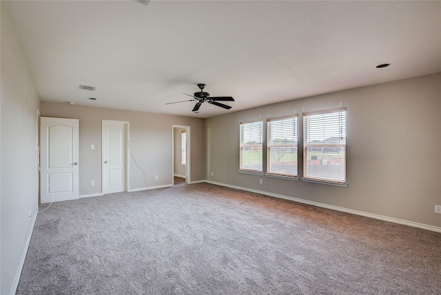 1057 Castle Top Dr, Fort Worth, TX 76052 - unfurnished bedroom with carpet, baseboards, and ceiling fan