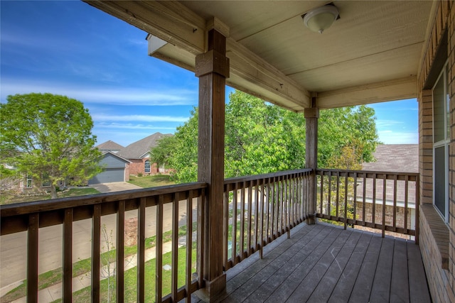 1057 Castle Top Dr, Fort Worth, TX 76052 - view of wooden terrace