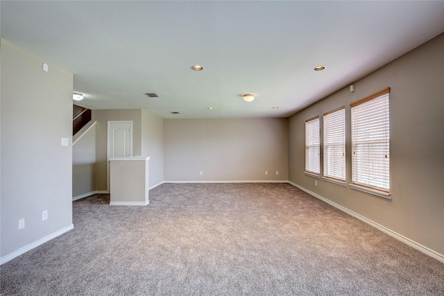 1057 Castle Top Dr, Fort Worth, TX 76052 - empty room featuring carpet flooring, baseboards, and recessed lighting