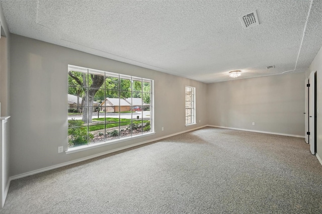 2009 Botts Dr, Arlington, TX 76012 - empty room featuring carpet, a textured ceiling, and baseboards