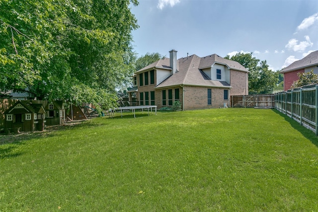 2219 Graystone Ct, Keller, TX 76248 - view of yard with a trampoline