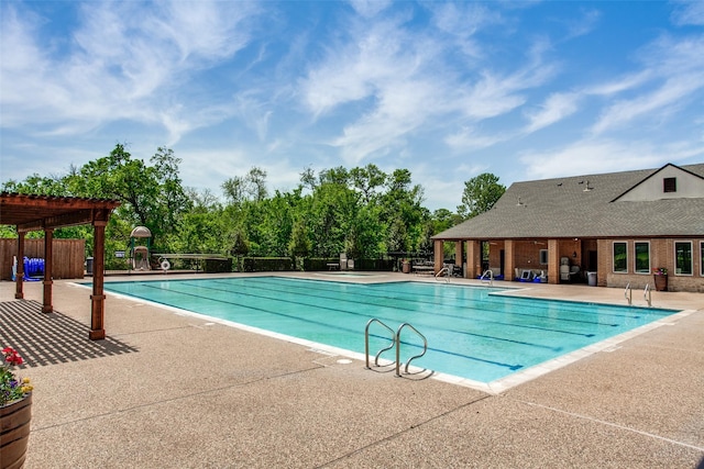 2219 Graystone Ct, Keller, TX 76248 - community pool featuring a patio and a pergola