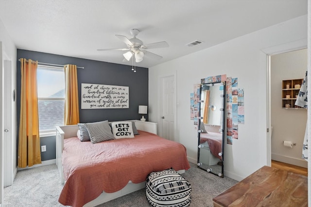 3964 Hunter Peak Rd, Fort Worth, TX 76262 - bedroom featuring baseboards and ceiling fan