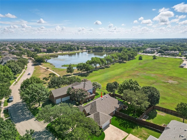 110 Lakeshore Dr, Trophy Club, TX 76262 - drone / aerial view of a nearby body of water