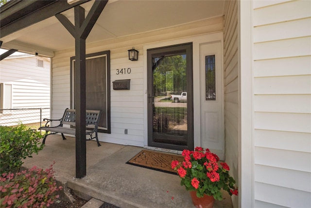 3410 Ellis Ave, Fort Worth, TX 76106 - view of exterior entry featuring covered porch