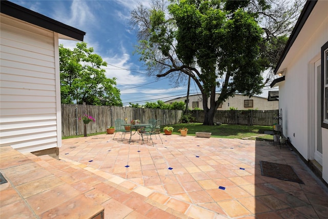 3410 Ellis Ave, Fort Worth, TX 76106 - view of patio with outdoor dining area
