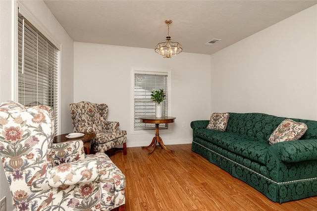 3410 Ellis Ave, Fort Worth, TX 76106 - living room featuring wood finished floors and baseboards