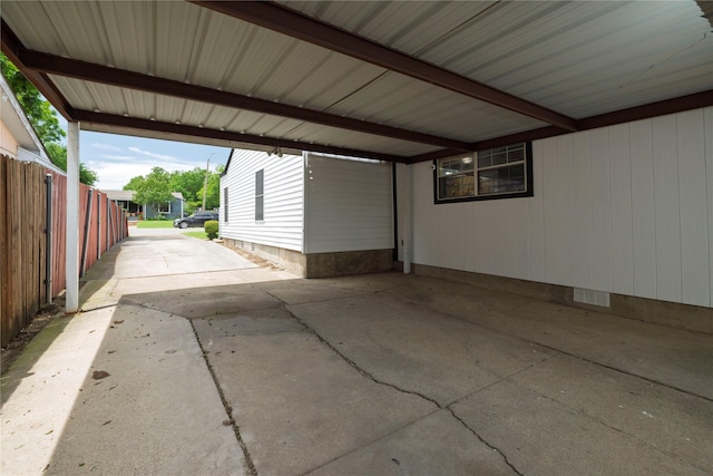 3410 Ellis Ave, Fort Worth, TX 76106 - garage featuring a carport