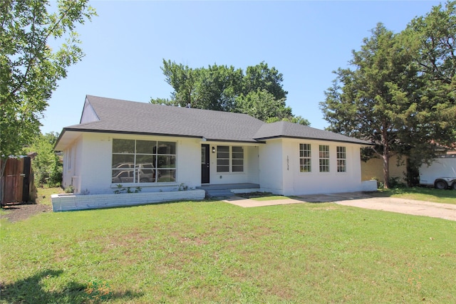 10734 Coogan Dr, Dallas, TX 75229 - ranch-style house featuring a front lawn and roof with shingles