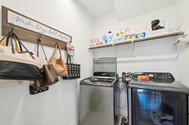 1213 Palmetto Dr, Forney, TX 75126 - laundry area featuring separate washer and dryer