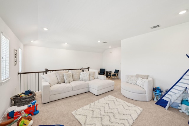 1213 Palmetto Dr, Forney, TX 75126 - carpeted living area with recessed lighting
