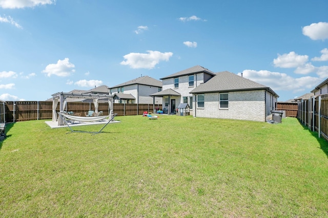 1213 Palmetto Dr, Forney, TX 75126 - view of yard with a pergola