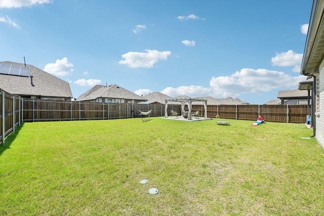 1213 Palmetto Dr, Forney, TX 75126 - view of yard featuring a pergola and a patio