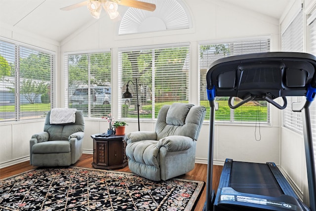 908 Bridges Dr, Arlington, TX 76012 - sunroom / solarium with lofted ceiling and wood finished floors