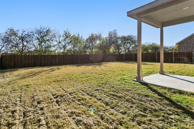 2013 Elara Dr, Haslet, TX 76052 - view of yard with a patio