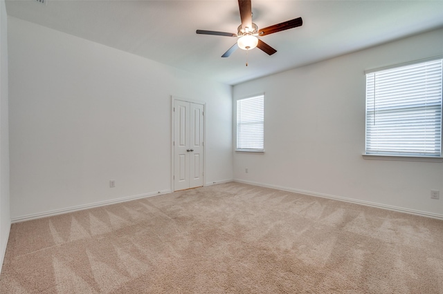 3209 Layla Creek Dr, Little Elm, TX 75068 - carpeted empty room featuring ceiling fan and baseboards