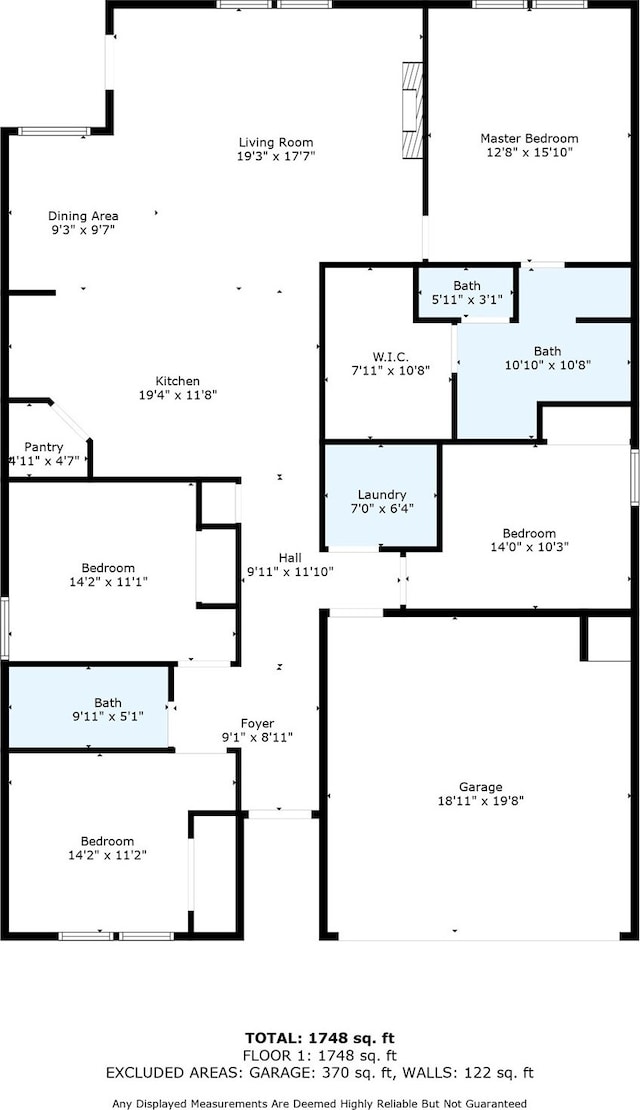 304 Pearl Harbor St, Tool, TX 75143 - floor plan / room layout